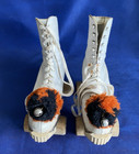 Vintage Chicago Roller Skates Wooden Wheels Screamin Demon