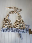 Boden Halter Bikini Top Bow Details Us 12 Swim New 1560