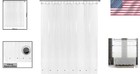 Stylish 108  X 72  Extra Wide Shower Curtain Liner - No Leaks  Easy Care Peva