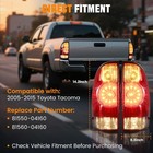 Led Tail Lights Assembly Compatible With 2005-2015 Toyota Tacoma Pickup Tailligh
