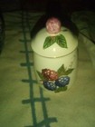 Vtg Knott   s Berry Farm Jam Jelly Jar With Lid Blackberries Raspberries  5 X 3   