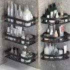 New Bathroom Corner Shelf Organizer No Drilling Shower Rack Fast Shipping