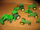 Lot Of 12 John Deere  Toy Tractors   Equipment