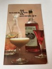 Lot Of 2 Vintage Liquor Ephemera Recipe Book And Advertising Bartending Barware