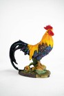 Colored Rooster On Corn Resin Garden Statue Garden Home Decor Farm Display
