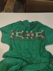 Vintage Octoberfest Style Festival Dress Girls Size  7 Cinderella Brand Green