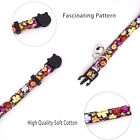 4 Pack Cotton Breakaway Cat Collar With Bell safety Adjustable Cat Retro