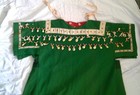 Womens Native American Style Northern Plains Felt Dress 1950s -60s