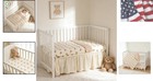 Cozy   Breathable Baby Crib Bedding Set     52   x28    Organic Cotton  Gift Ready