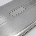 Vintage 1950s Sterling Silver Etched Cigarette Case Wallet Card Holder 5oz 