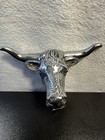 Vtg Ralph Lauren Pewter Longhorn Bull Corkscrew Wine Opener Barware Heavy Rare   