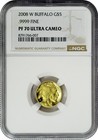 2008 W 1 85oz American Gold Buffalo  4-coin Set   5   10   25     50 Ngc Pf70 Uc