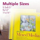 Strathmore 300 Series Mixed Media Paper Pad  Side Wire Bound  5 5x8 5 Inches    