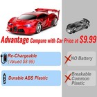 Remote Control Car Rechargeable High Speed 1 18 Rc Cars Toys For Boys Girls V   