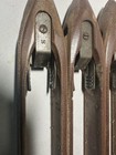 Vintage Southern 16 1 2    Weaving Loom Wooden Shuttles  Steel Tips Lot Of 5