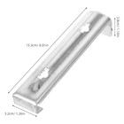Silver Aluminum Gutter Hanger Brackets 12pcs Durable House Gutter Repair
