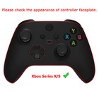For Xbox Series X s Faceplate   Back Shell Grips Cover Buttons Clear Replacement