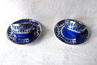 Antique Art Deco Rosenthal Silver Overlay Mocha 2 Cups And  Saucers 1919-1935