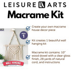 Leisure Arts Macrame Kit Wall Hanging  Macrame Kits For Adults Beginners 