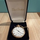 Hamilton Full Hunter Pocket Watch Yellow Gold Tone White Roman Dial Manual