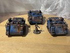 3  Rusted Burnt Used 3-d Printed  Tanks With Scratch Built Parts 