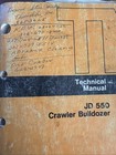John Deere Jd 550 Technical Service Shop Repair Manual Crawler Bulldozer Tm-1108