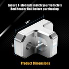 Truck Bed Rail Cleats     Heavy Duty Aluminum Tie Down Anchors For Truck Car