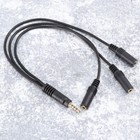 3 5mm 1 Male 3 Female Stereo Splitter Headphone Jack Extender