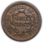 1852 N17 R-1 Braided Hair Large Cent Near Almost Uncirculated Xf  au Coin  21894