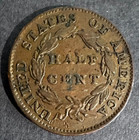 1832 Us Classic Head Half 1 2 Cent -- Vf