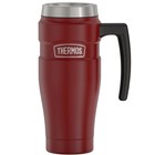Thermos Stainless King Vacuum-insulated Travel Mug With Handle - 16oz  Midnight 