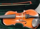 Unbranded 16  Violin With Bow   Hard Case