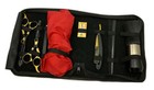 Hair Cutting Shears Scissors Thinning Kit Hairdressing Salon Cape Barber Set 9pc