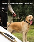 Heavy Duty Pet Dog Leashes Tactical Bungee Dog Leash For Large Dogs Car Seatbelt
