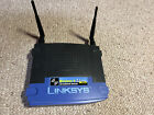 Linksys Wireless-g Router W  4-port Switch  wrt54g V5   Dd-wrt  Cds  Pwr Adapter