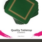Pimpernel Classic Emerald Coasters - Set Of 6