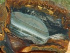Tcr Blue Mountain Jasper  rough Slab 333g     Eye-catching Orb   Streamer   Oregon
