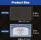 2x Social Security Card Protector Sleeves new Medicare Card Protector Sleeves