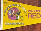 Washington Redskins Super Bowl Xvii Champions Vintage Nfl Football Pennant 1983
