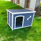 40 55  Wooden Folding Dog House Outdoor Waterproof Pet Cage Shelter Kennel