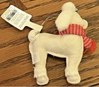 Target Felt Poodle Dog Ornament Christmas Wondershop 2023 White Holiday New