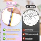 120 Pieces Extra Large Rubber Bands  Heavy-duty Silicone Rubber Bands  Thick