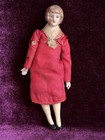 Antique German 5 25    Bisque Cloth Miniature Dollhouse Parian Female Doll
