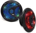 6 5    Dual Marine Speakers - Ip44 Waterproof Outdoor Audio Stereo Sound System