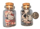 Vintage 1995 Sanrio Hello Kitty   Pochacco Mini Erasers In Jar 