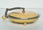 Vintage Powder Compact  Lacquered Art Deco Makeup Box Made In Germany Circa 1930