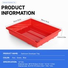 Set Of 3 Darkroom Print Film Photo Paper Developing Trays For Cyanotype Devel   