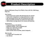 Wireless Iem System Phenyx Pro Ptm-22  4 Pack  Uhf 2ch  164ft Range  Stage Use