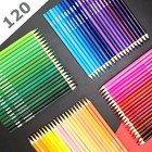 120 Pcs Oil Based Classic Color Pencils Drawing Set Artist Painting Gift