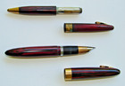 Vintage Sheaffer s 79 Lifetime 14k Gold Fountain Pen   Pencil Set As Pictured